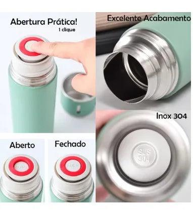 Conjunto Frascos a Vácuo em Aço Inox