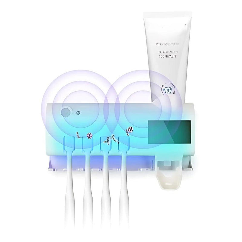 Esterilizador UV para Escovas de Dentes – Dispenser Inteligente com Carregamento Solar - Casareco
