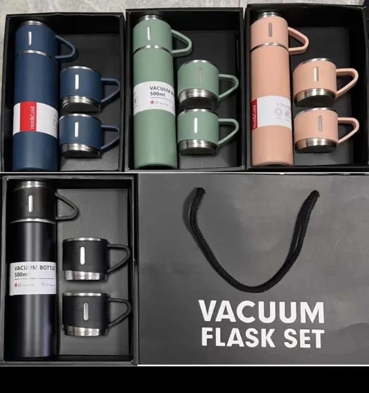 Conjunto Frascos a Vácuo em Aço Inox