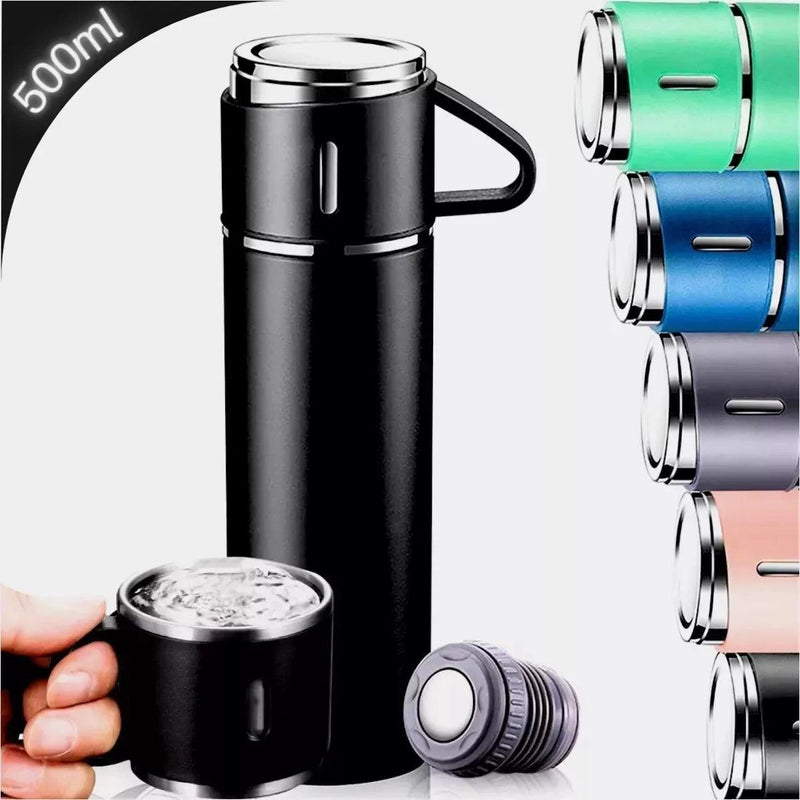 Conjunto Frascos a Vácuo em Aço Inox