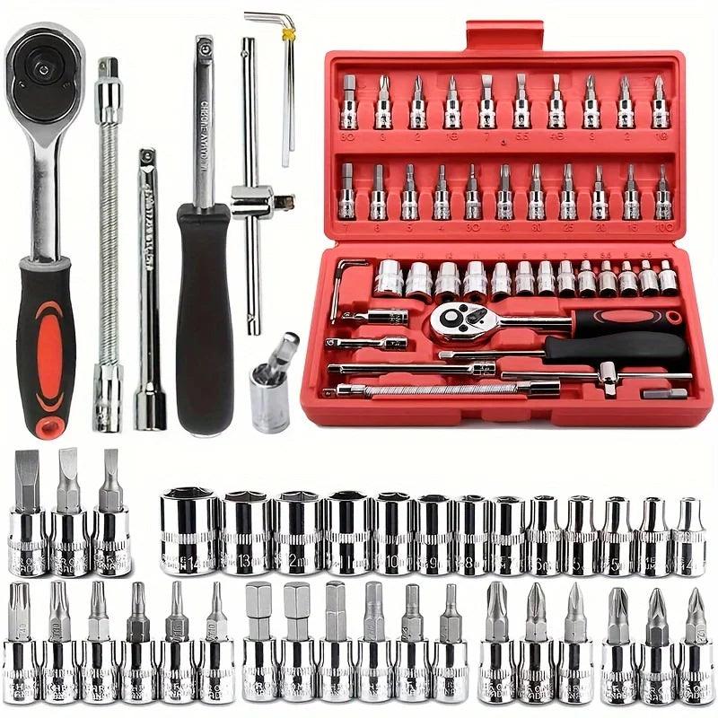 Kit de Ferramentas 46 Peças com Maleta