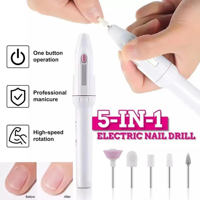 Lixa Unha Elétrica Manicure Profissional Sem Fio Pedicure - Casareco