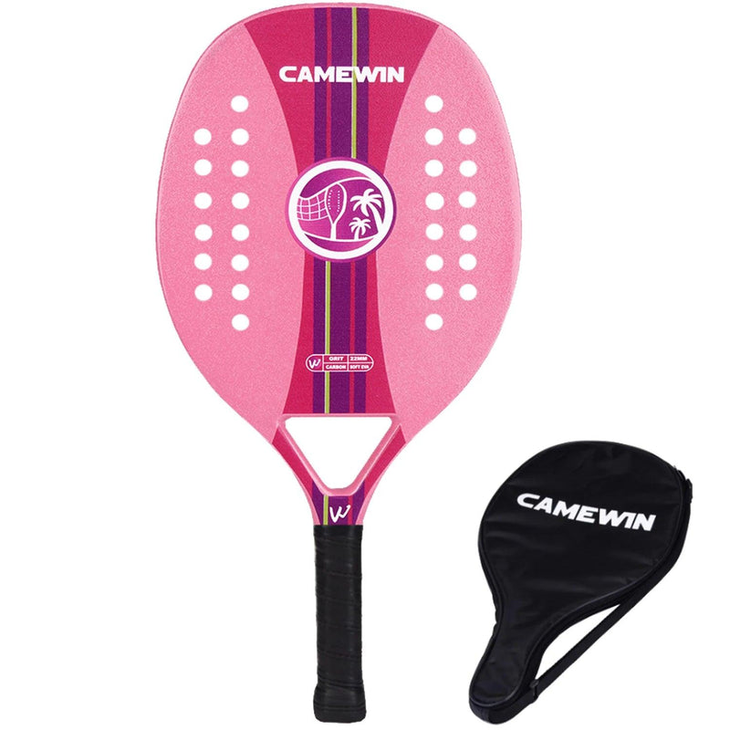 Raquete Beach Tennis Camewin Original Leve Fibra Carbono e Fibra
de vidro Raquete Profissional com capa protetora Lançamento - Casareco