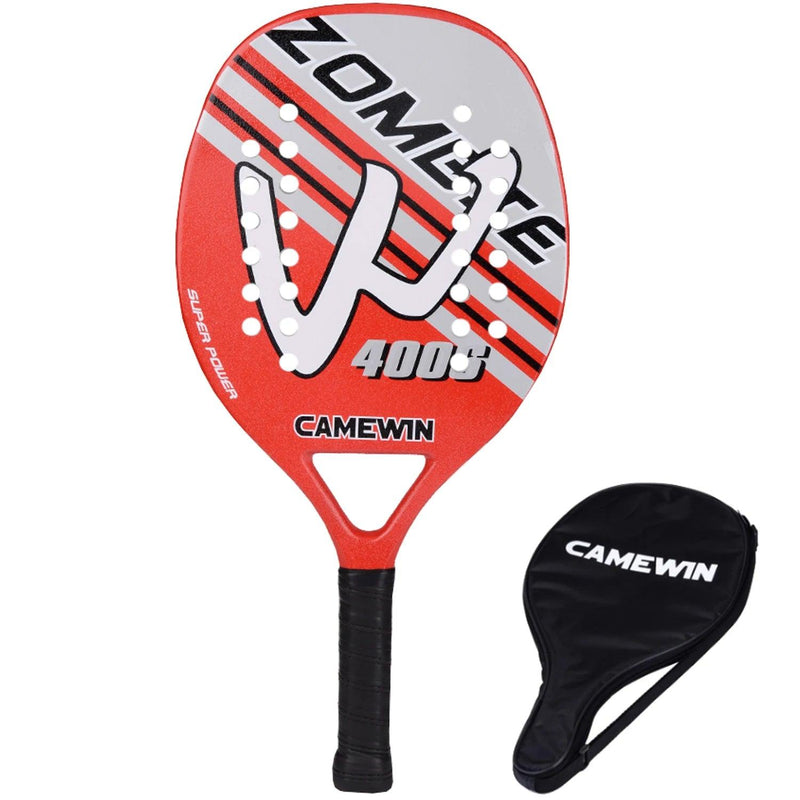 Raquete Beach Tennis Camewin Original Leve Fibra Carbono e Fibra
de vidro Raquete Profissional com capa protetora Lançamento - Casareco