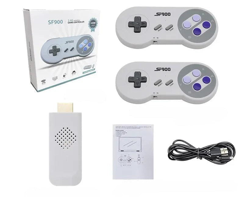 Retro Game Console SF900 2.4G Wireless ÚNICO NO BRASIL SEM DELAY - Casareco