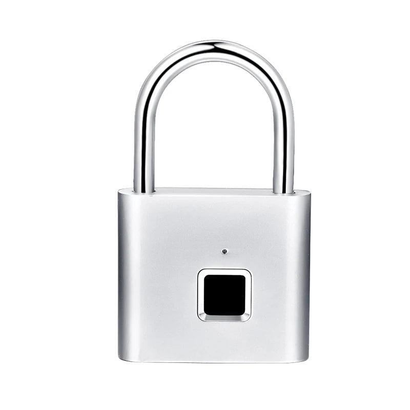 Cadeado USB recarregavel inteligente por impressão digital - Casareco