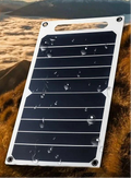 Carregador Solar Monocristalino 30W – Carregador Portátil com Saída USB - Casareco