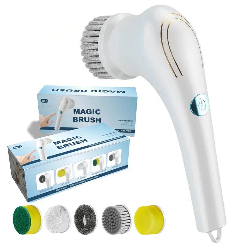 Magic Brush - Escova de Limpeza Elétrica 5 em 1﻿