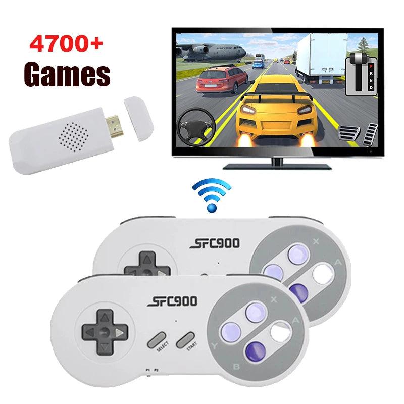 Retro Game Console SF900 2.4G Wireless ÚNICO NO BRASIL SEM DELAY - Casareco