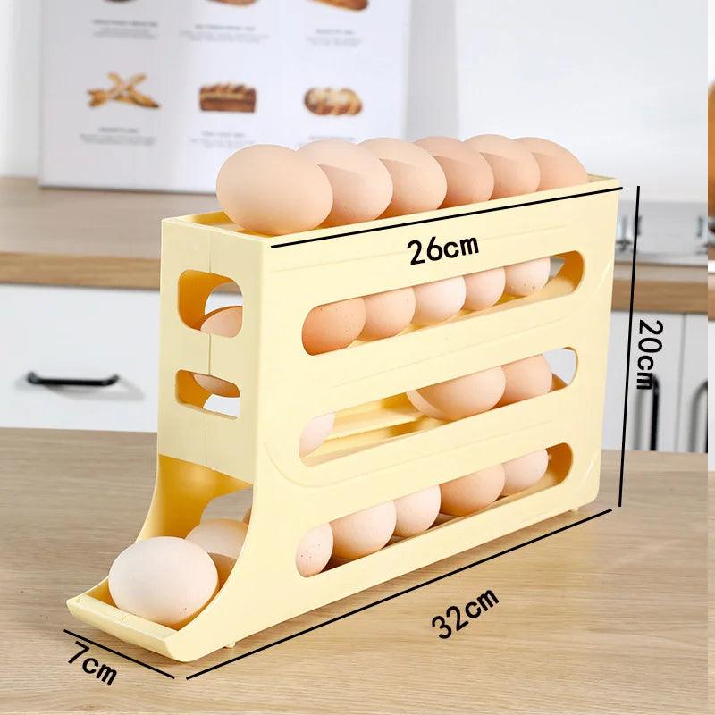 Dispensador automático de ovos para geladeira para até 30 ovos - Casareco