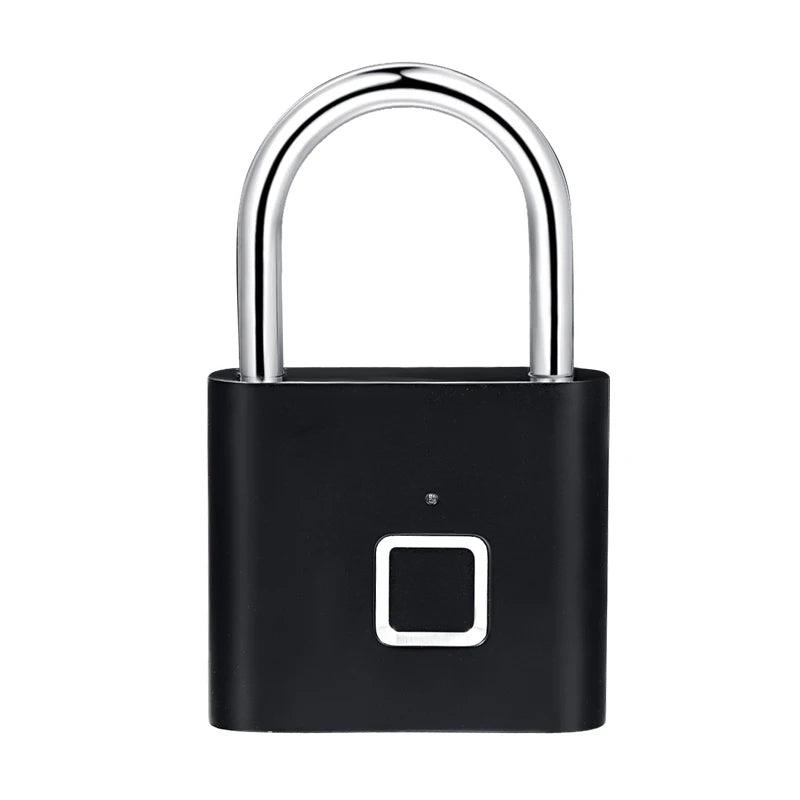 Cadeado USB recarregavel inteligente por impressão digital - Casareco