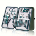 Kit de Cortadores e Acessórios para Unhas em Aço Inoxidável – Opções com 7, 10, 12 ou 18 Peças - Casareco