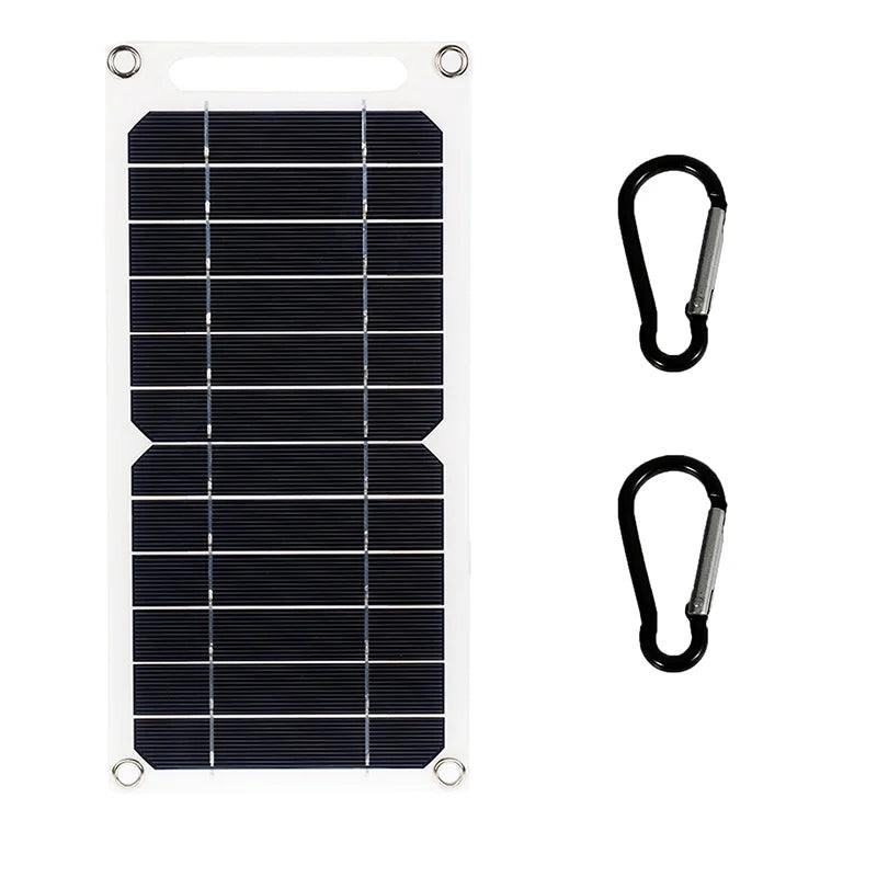 Carregador Solar Monocristalino 30W – Carregador Portátil com Saída USB - Casareco